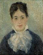 Pierre Auguste Renoir Lady Smiling Sweden oil painting artist